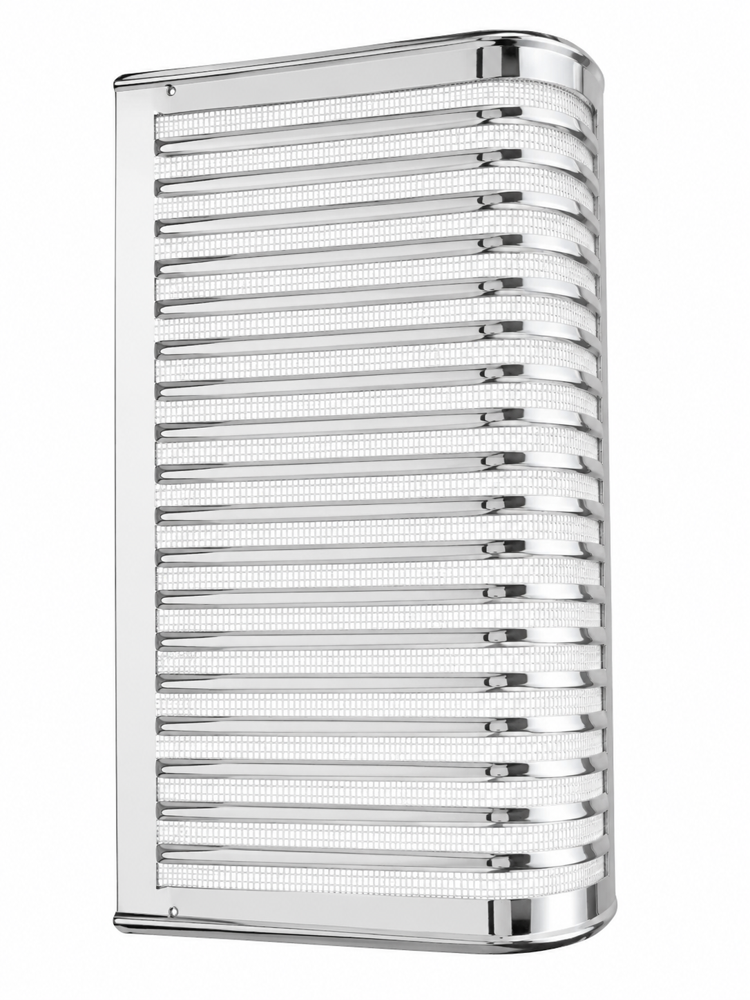 Accordion Grill Cover Replacement – Chrome Finish with White Mesh | Premium Accordion Accessory